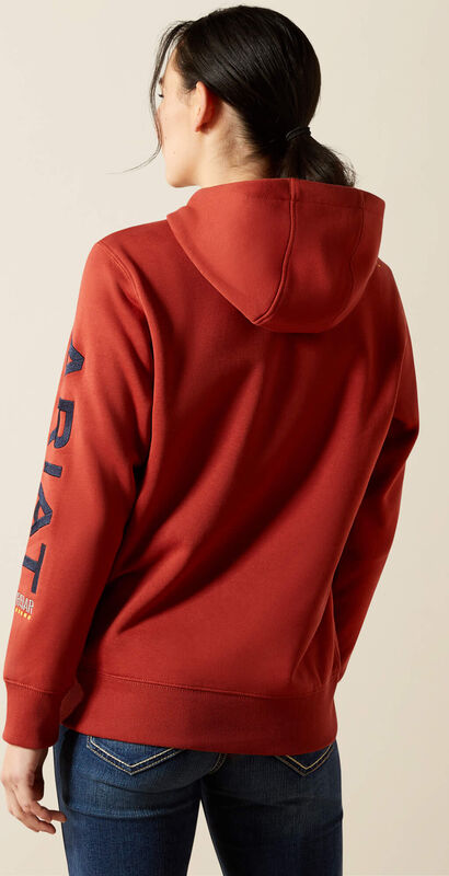 Rebar Graphic Hoodie Back